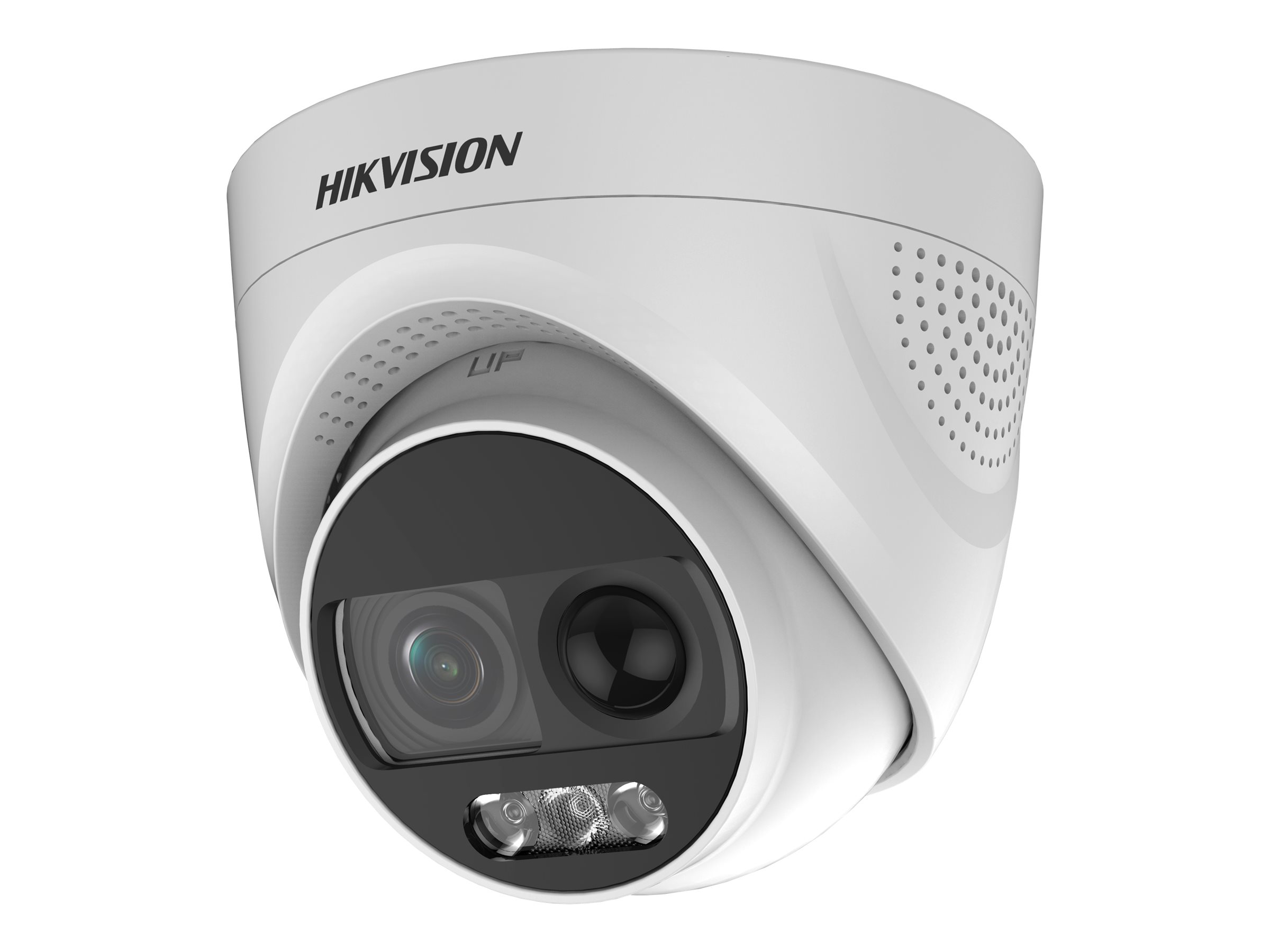 Hikvision 2 MP PIR Siren Full Time Color Camera DS-2CE72DFT-PIRXOF - Überwachungskamera - Kuppel - wetterfest - Farbe (Tag&Nacht)