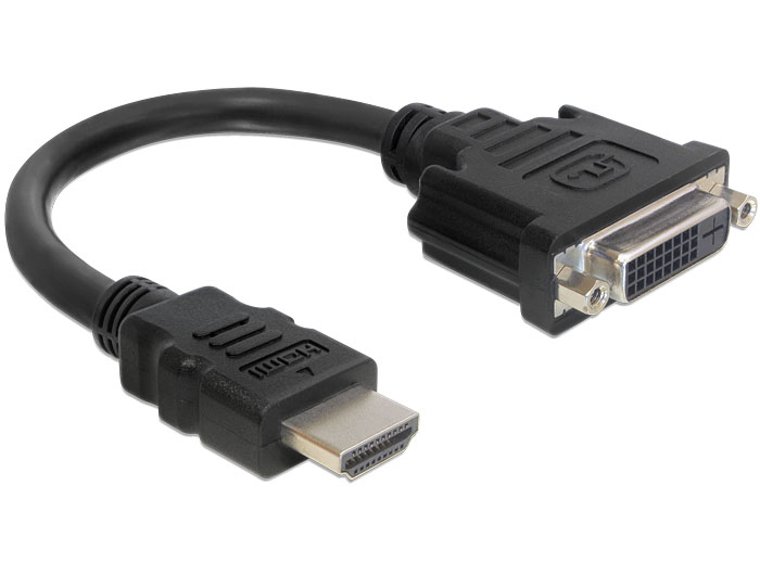 Delock Adapterkabel - HDMI männlich zu DVI-I weiblich