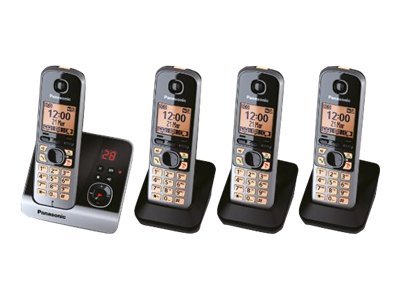 Panasonic KX-TG6724GB - Schnurlostelefon - Anrufbeantworter mit Rufnummernanzeige