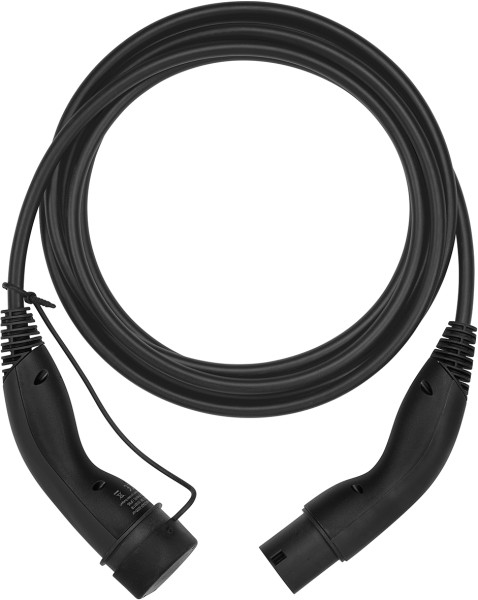 Wentronic 61784 - Typ 2 Kabel Standard 22 kW 32 A 3-Phase 7 m schwarz