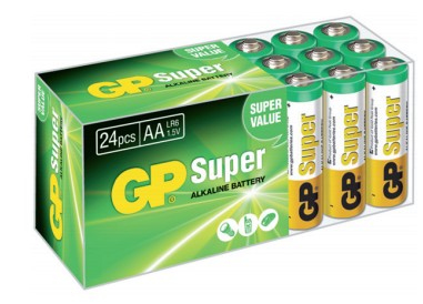 GP Battery GP Super Alkaline GP24A - Batterie 24 x AA-Typ