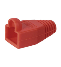 Goobay Strain relief boot for RJ45 plugs - Rot