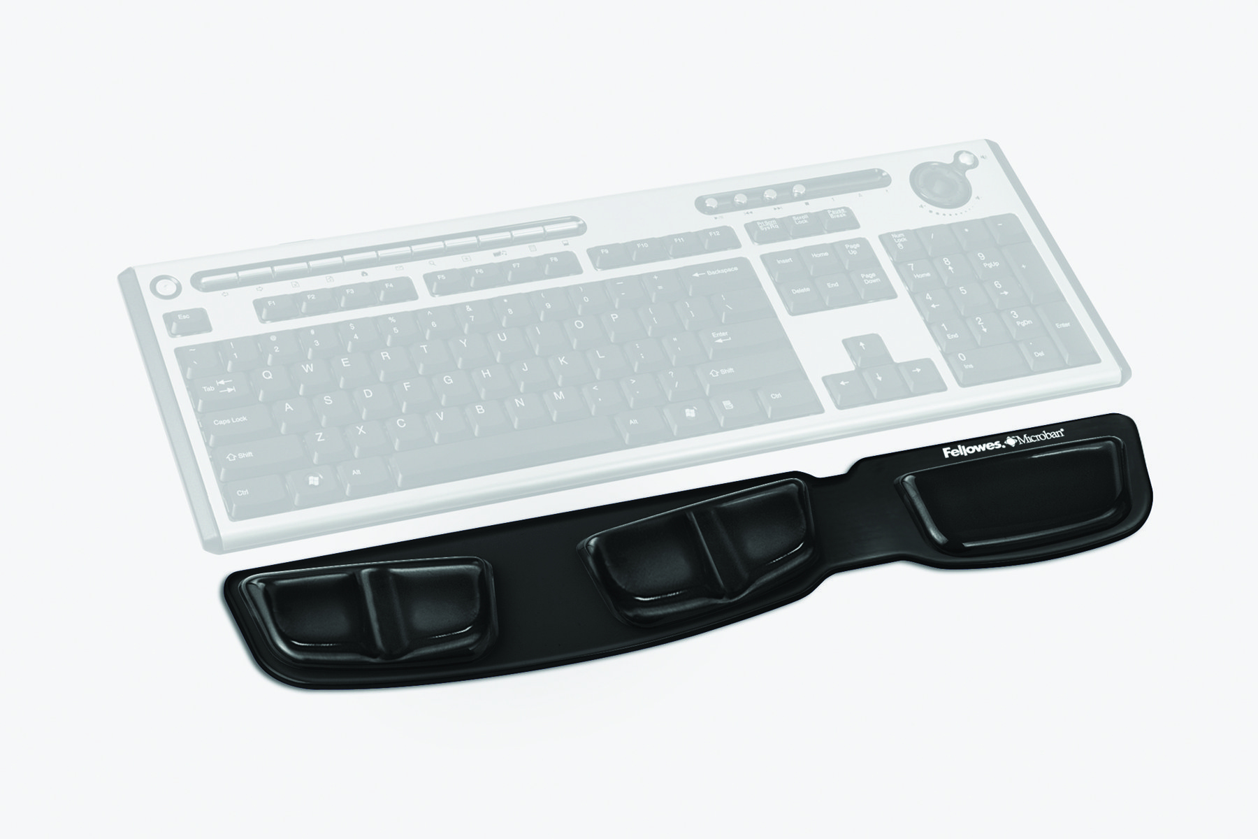 Fellowes Keyboard Palm Support - Tastaturplattform mit Handgelenkstütze