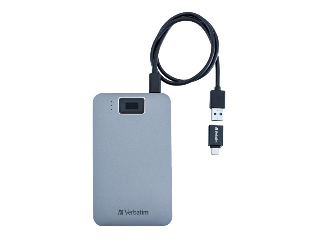 Verbatim Executive Fingerprint Secure - Festplatte - verschlüsselt - 2 TB - extern (tragbar)