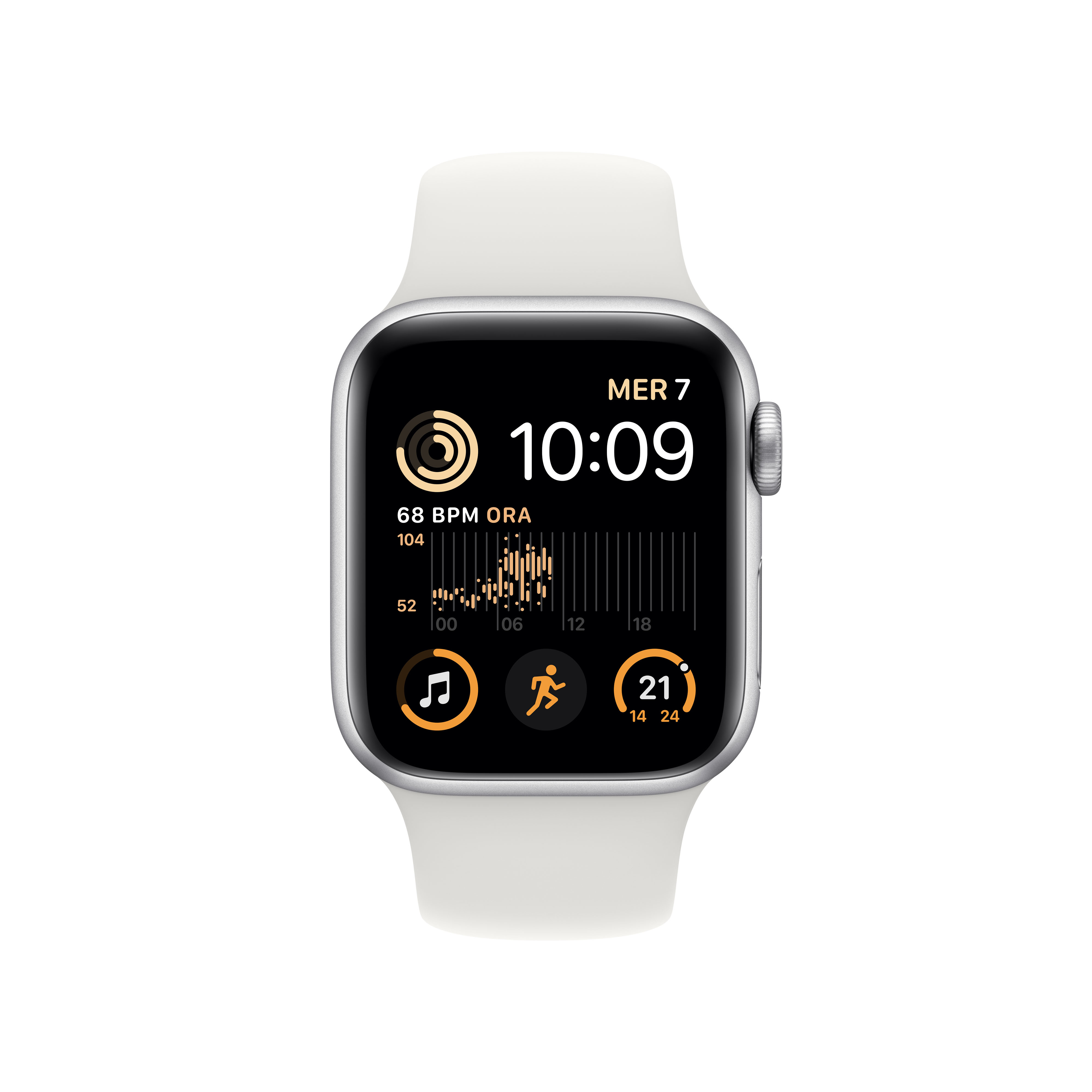 Apple Watch SE (GPS + Cellular) - 40 mm - Aluminium, Silber