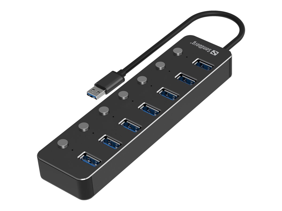 SANDBERG Hub - 7 x SuperSpeed USB 3.0 - Desktop