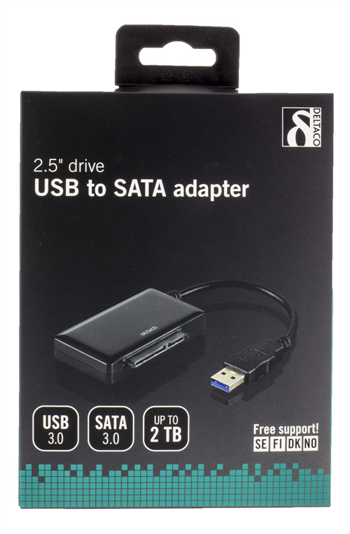 Deltaco USB3-SATA6G2 - lagringskontrol