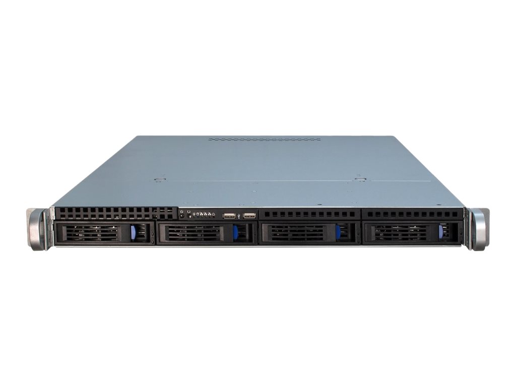 Inter-Tech IPC 1U-1404 - Rack-Montage - 1U - SSI EEB - SATA/SAS - Hot-Swap - ohne Netzteil (EPS2U)