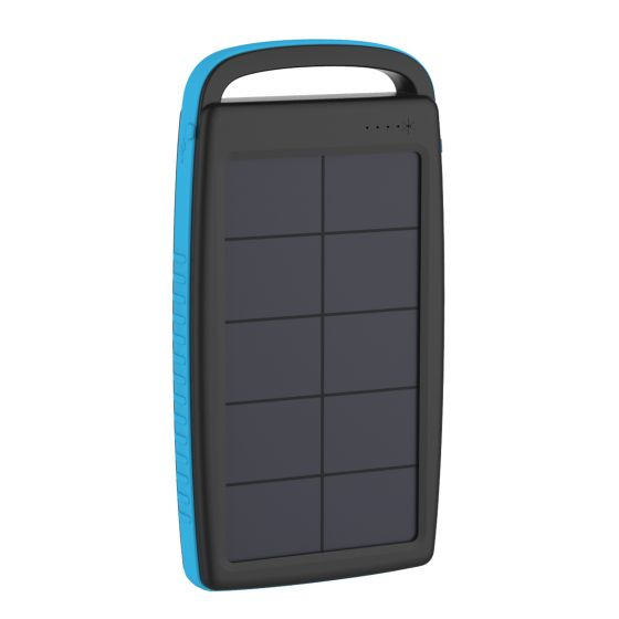 Xlayer PLUS Solar - Solar-Powerbank - Li-Pol - 20000 mAh - 74 Wh - 2.4 A - 2 Ausgabeanschlussstellen (USB)
