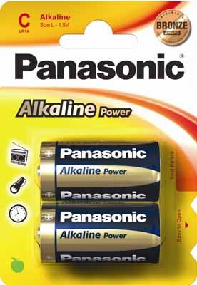 Panasonic Alkaline Power LR14AP/2BP - Batterie 2 x C