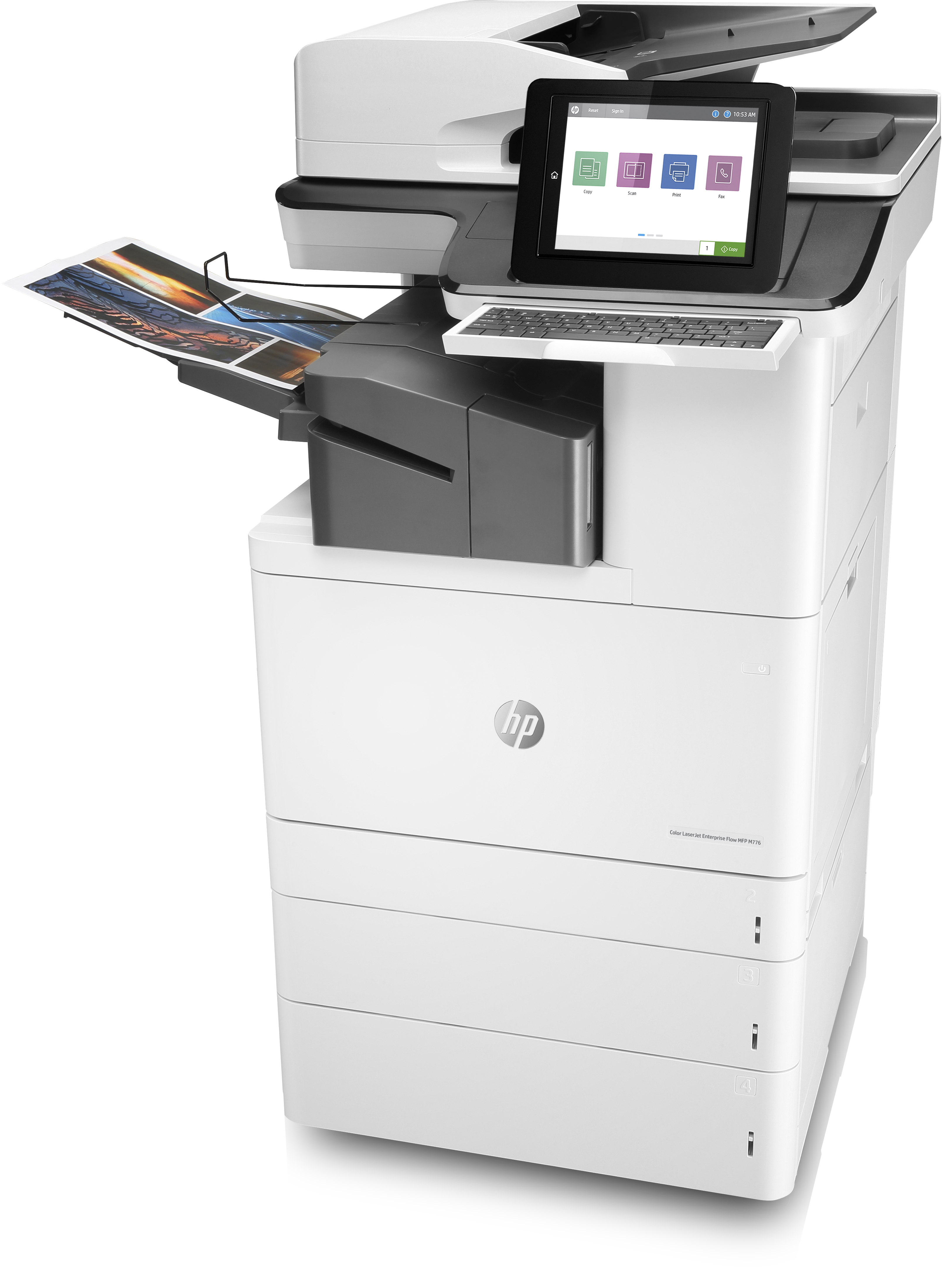 HP LaserJet Enterprise Flow MFP M776zs - Multifunktionsdrucker - Farbe - Laser - 297 x 864 mm (Original)