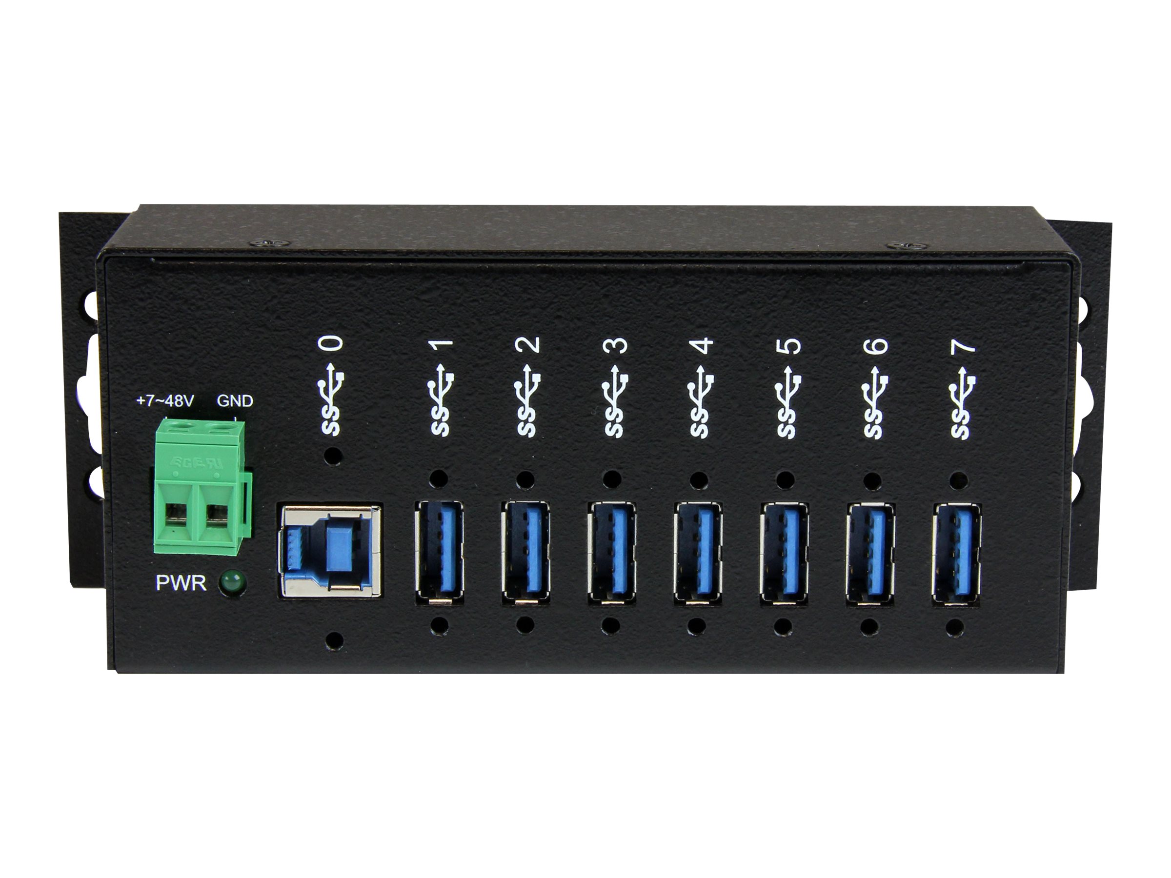 StarTech.com Industrieller 7 Port USB 3.0 Hub mit Überspannungsschutz