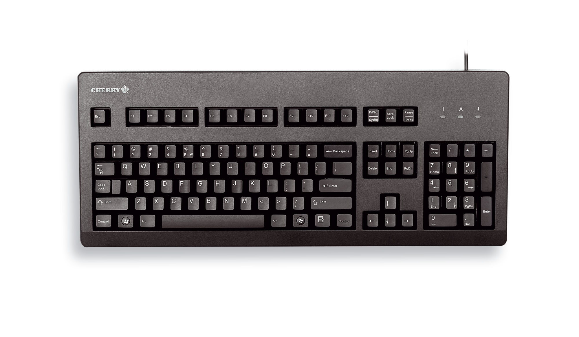 Cherry G80-3000 - Tastatur - PS/2, USB - GB
