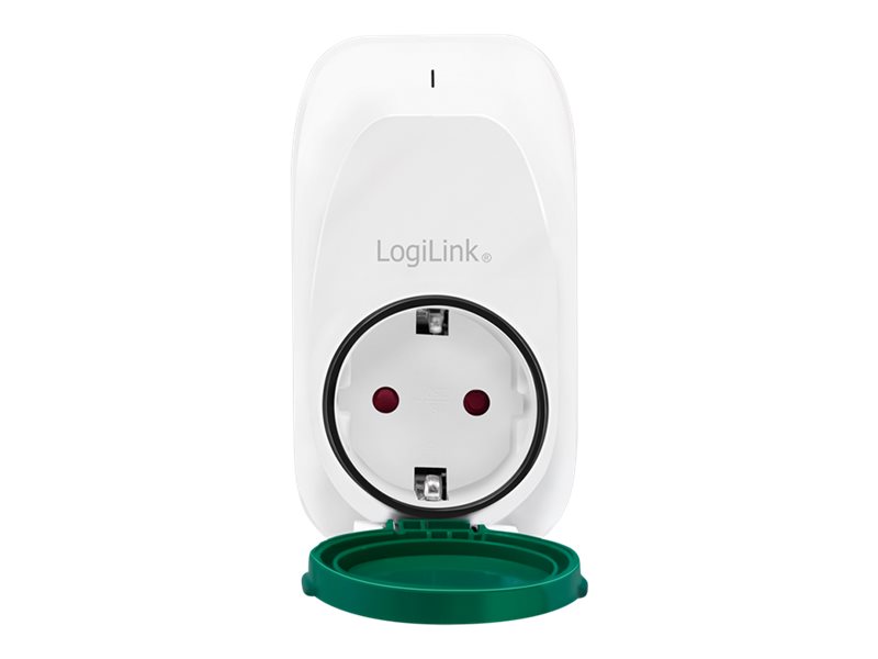 LogiLink EC0008 - Smart-Stecker - kabellos - 433.92 MHz - weiß (Packung mit 3)