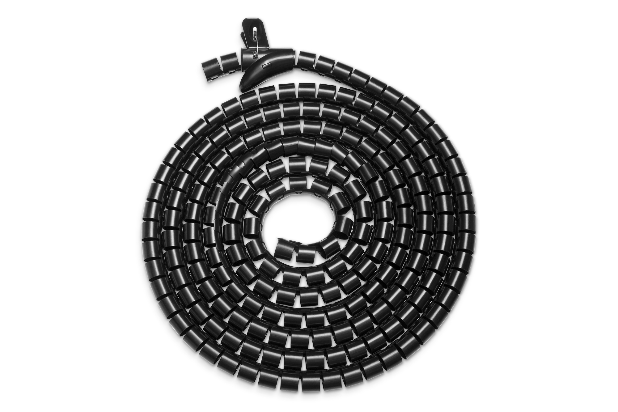 DIGITUS Flexibler Kabelspiralschlauch mit Einzugshilfe, 5 m