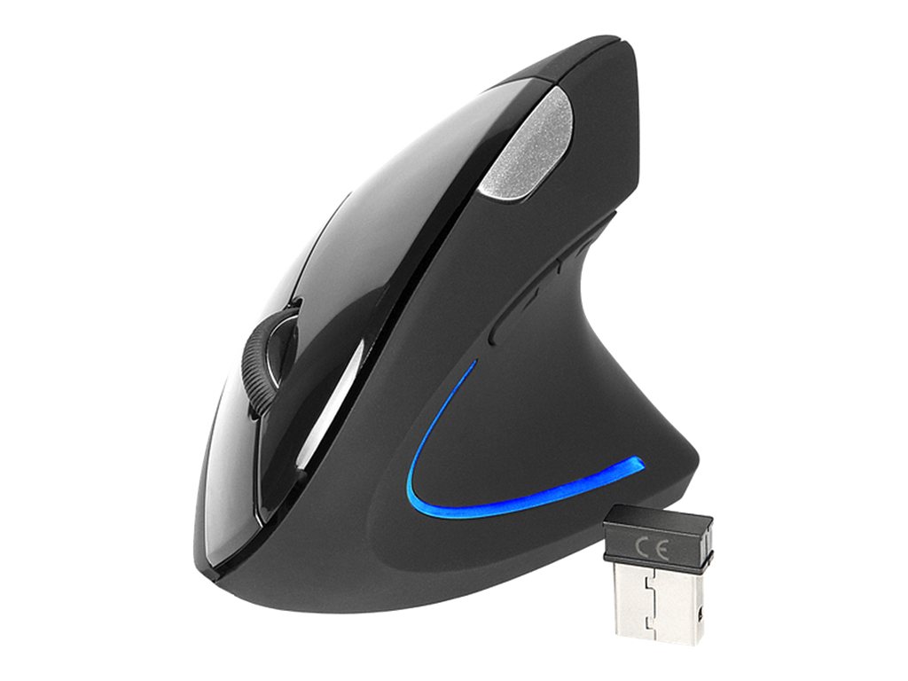 Tracer Flipper - Maus - optisch - 6 Tasten - kabellos - 2.4 GHz - kabelloser Empfänger (USB)