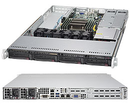 Supermicro SuperServer 5018R-WR - Server - Rack-Montage - 1U - 1-Weg - keine CPU - RAM 0 GB - SATA - Hot-Swap 8.9 cm (3.5")