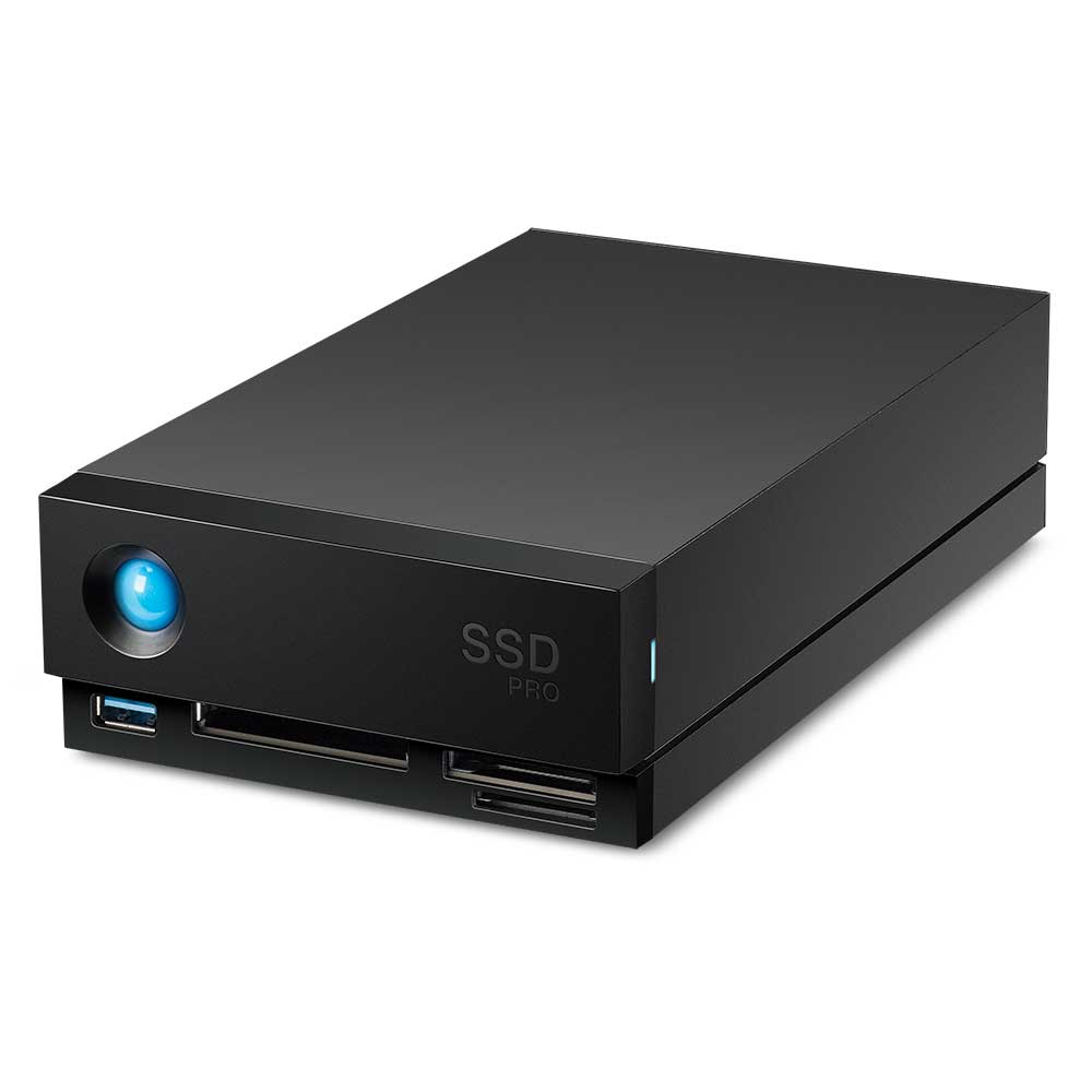 LaCie 1big Dock SSD Pro STHW2000800 - Festplatten-Array - 2 TB - 1 Schächte - SSD 2 TB x 1 - USB 3.1, Thunderbolt 3 (extern)