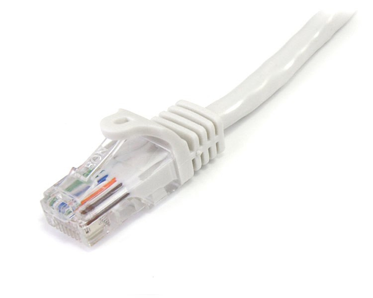 StarTech.com 5m Cat5e Ethernet Netzwerkkabel Snagless mit RJ45 - Cat 5e UTP Kabel - Weiß - Netzwerkkabel - RJ-45 (M)