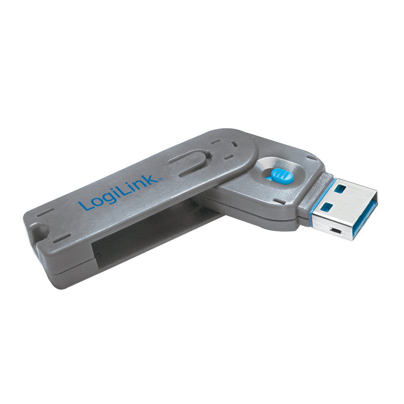 LogiLink USB-Portblocker - Blau