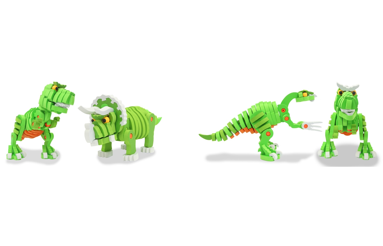 JAMARA 3D Soft-Steck Puzzle Dino - Junge/Mädchen - 200 Stück(e)