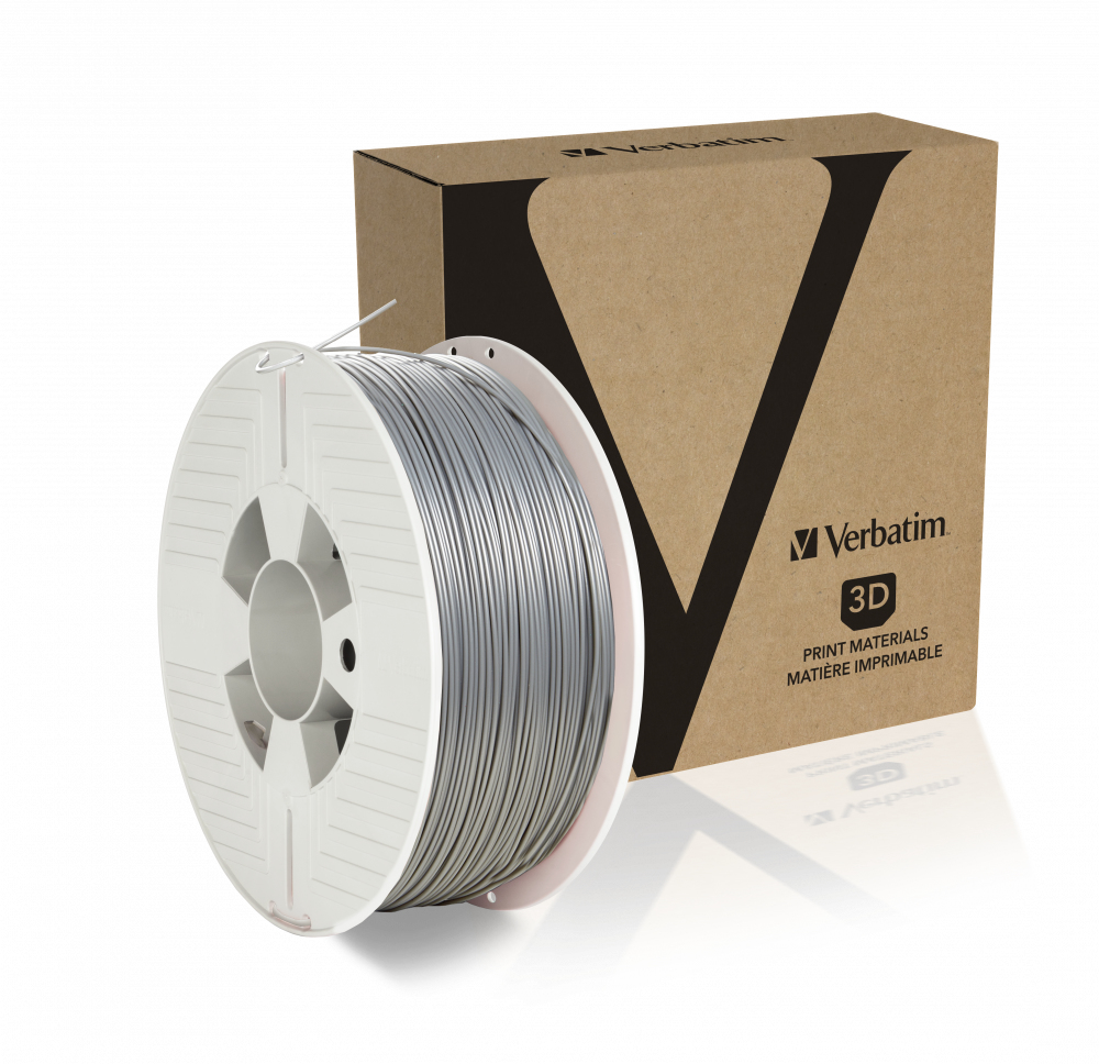 Verbatim Silber, RAL 9006 - 1 kg - 335 m - PLA-Filament (3D)