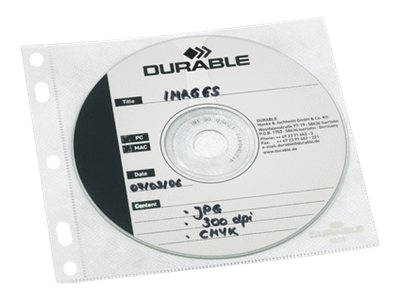 Durable CD/DVD COVER Pocket - CD/DVD-Hülle - Kapazität: 2 CD/DVD
