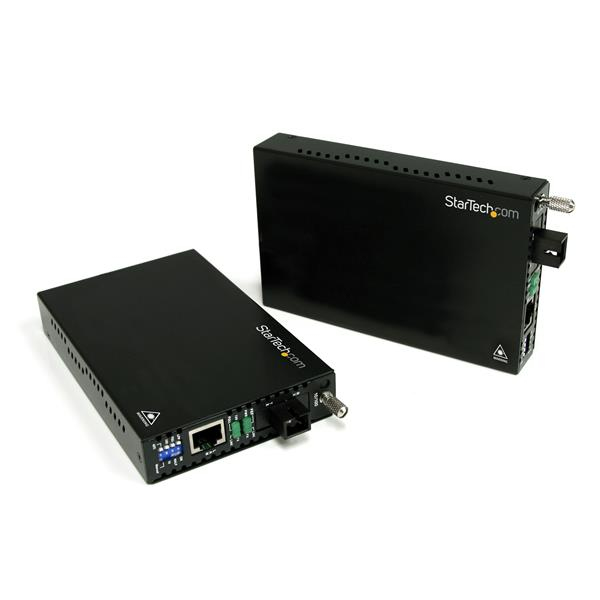 StarTech.com 10/100 Mbit/s Ethernet LWL / Glasfaser Single Mode WDM Medienkonverter Kit SC 20 km
