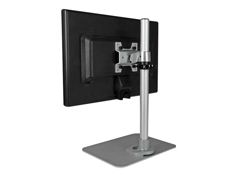 StarTech.com Monitorständer mit Kabelhalter - Höhenverstellbare Monitorhalterung für bis zu 30" LCD oder LED - Befestigungskit (Halterung für Schreibtisch, Füße, Schraubenschlüssel, Schrauben, Kabelklammer)