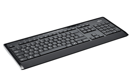 Fujitsu KB410 - Tastatur - USB - Englisch - Schwarz
