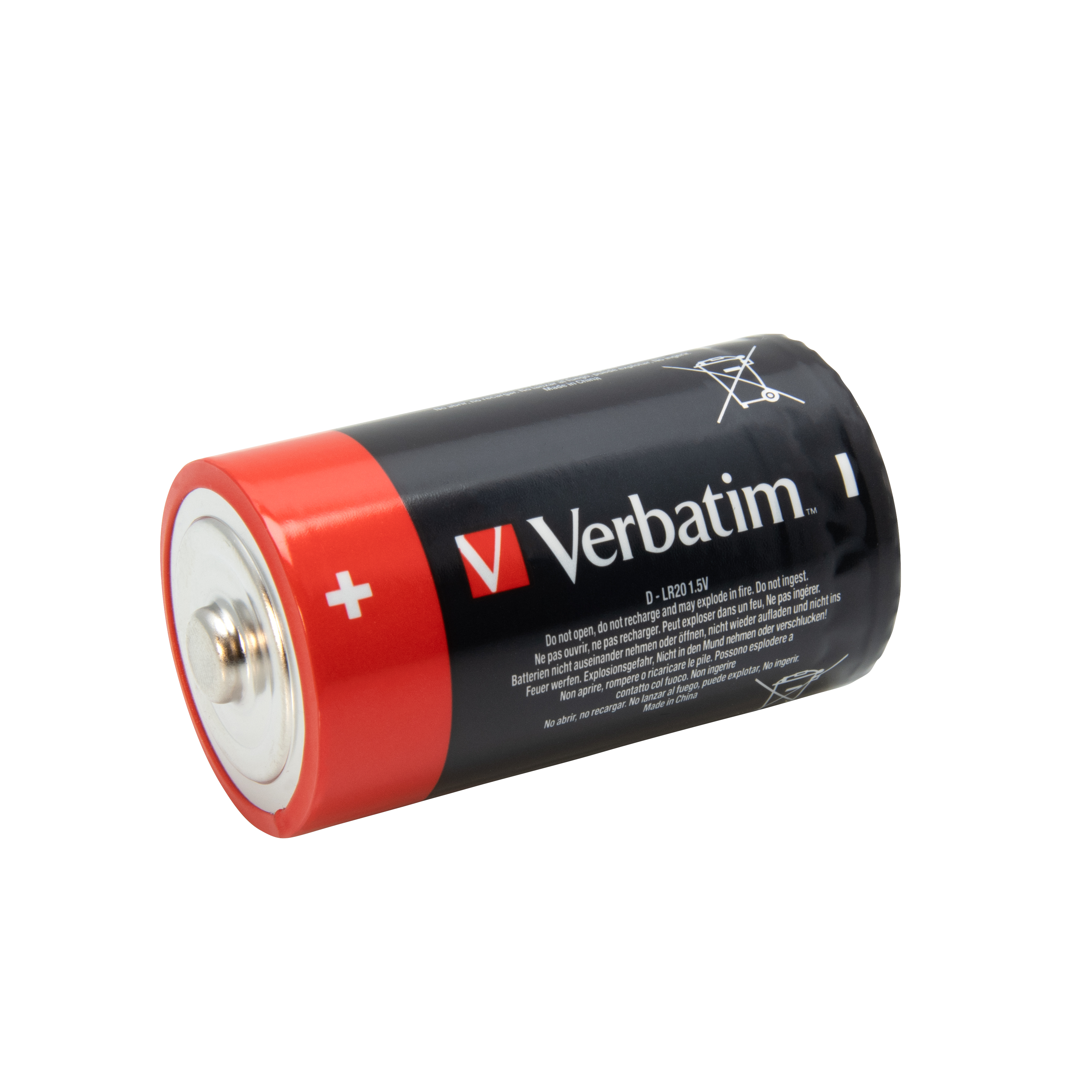 Verbatim Batterie 2 x D - Alkalisch