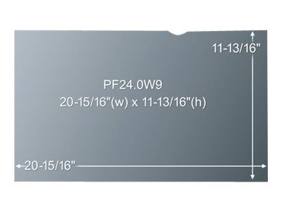 3M Blickschutzfilter für 24" Breitbild-Monitor - Blickschutzfilter für Bildschirme - 61 cm (24")