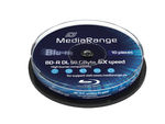 MEDIARANGE 10 x BD-R DL - 50 GB 6x - Spindel