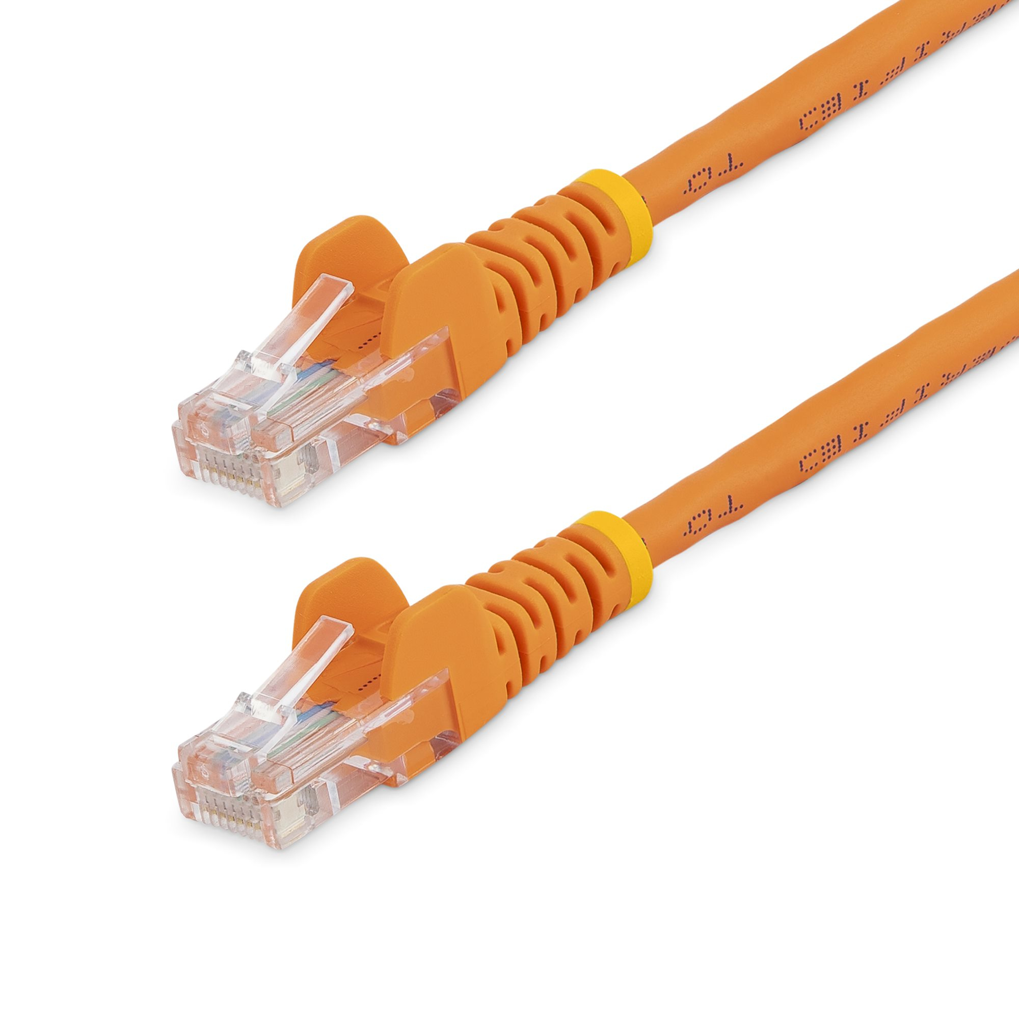 StarTech.com 0,5m Cat5e Ethernet Netzwerkkabel Snagless mit RJ45 - Cat 5e UTP Kabel - Orange - Patch-Kabel - RJ-45 (M)