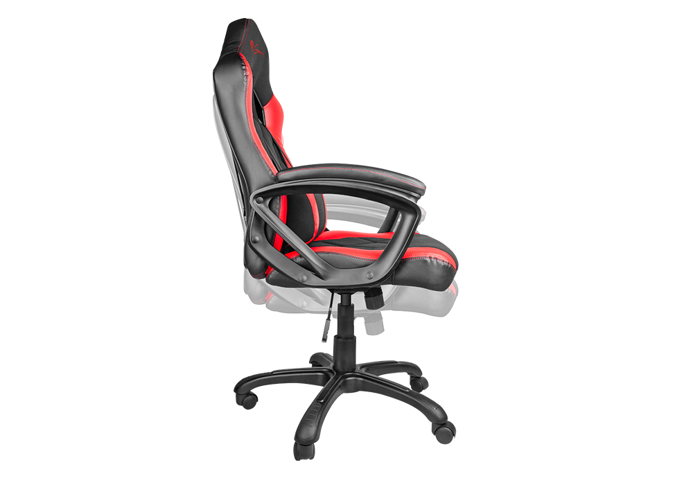 natec GENESIS SX33 PC gaming chair Padded seat Black Red
