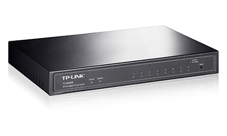 TP-LINK TL-SG2008 - Switch - managed - 8 x 10/100/1000