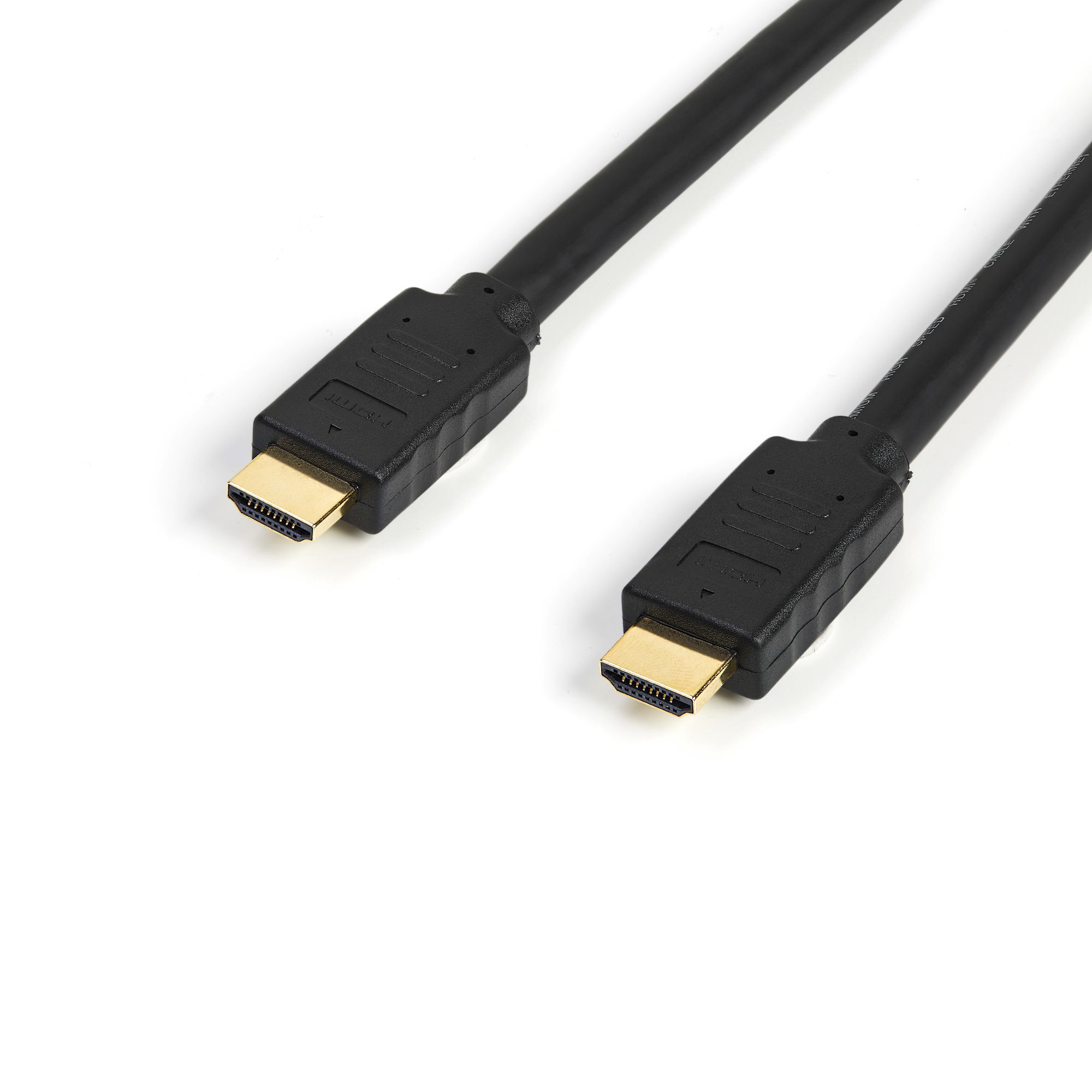StarTech.com 15m(50ft) HDMI 2.0 Cable, 4K 60Hz Active HDMI Cable, CL2 Rated for In Wall Installation, Long Durable High Speed Ultra-HD HDMI Cable, HDR 10, 18Gbps, Male to Male Cord, Black - Al-Mylar EMI Shielding (HD2MM15MA)
