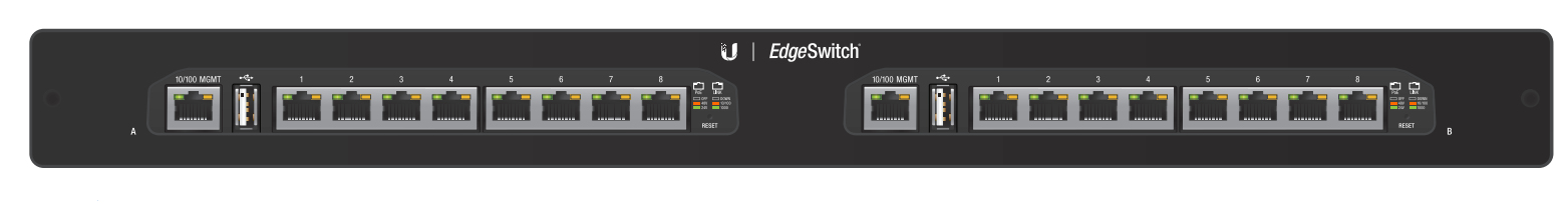 UbiQuiti EdgeSwitch 16 XP - Switch - managed - 16 x 10/100/1000 (PoE)