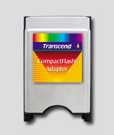 Transcend Kartenadapter (CF I) - PC-Karte