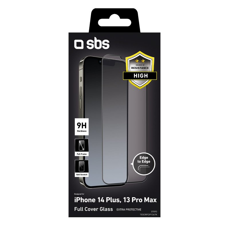 SBS Full Cover Glass iPhone 13 Pro Max