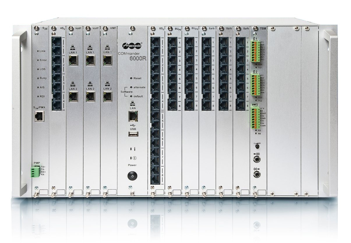 Auerswald COMmander 6000RX - Hybrid PBX - 6U