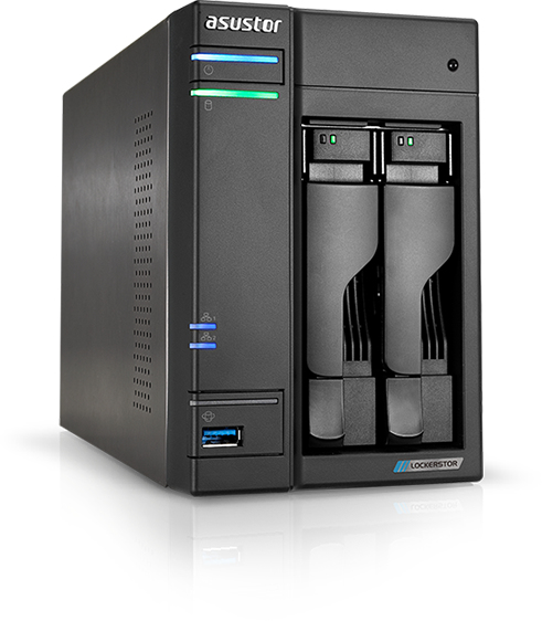 Asustor Lockerstor NAS AS6602T 2-Bay - Storage Server - NAS