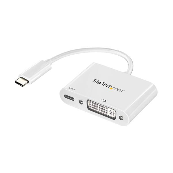 StarTech.com USB-C auf DVI Adapter mit USB Stromversorgung -USB Typ C Adapter