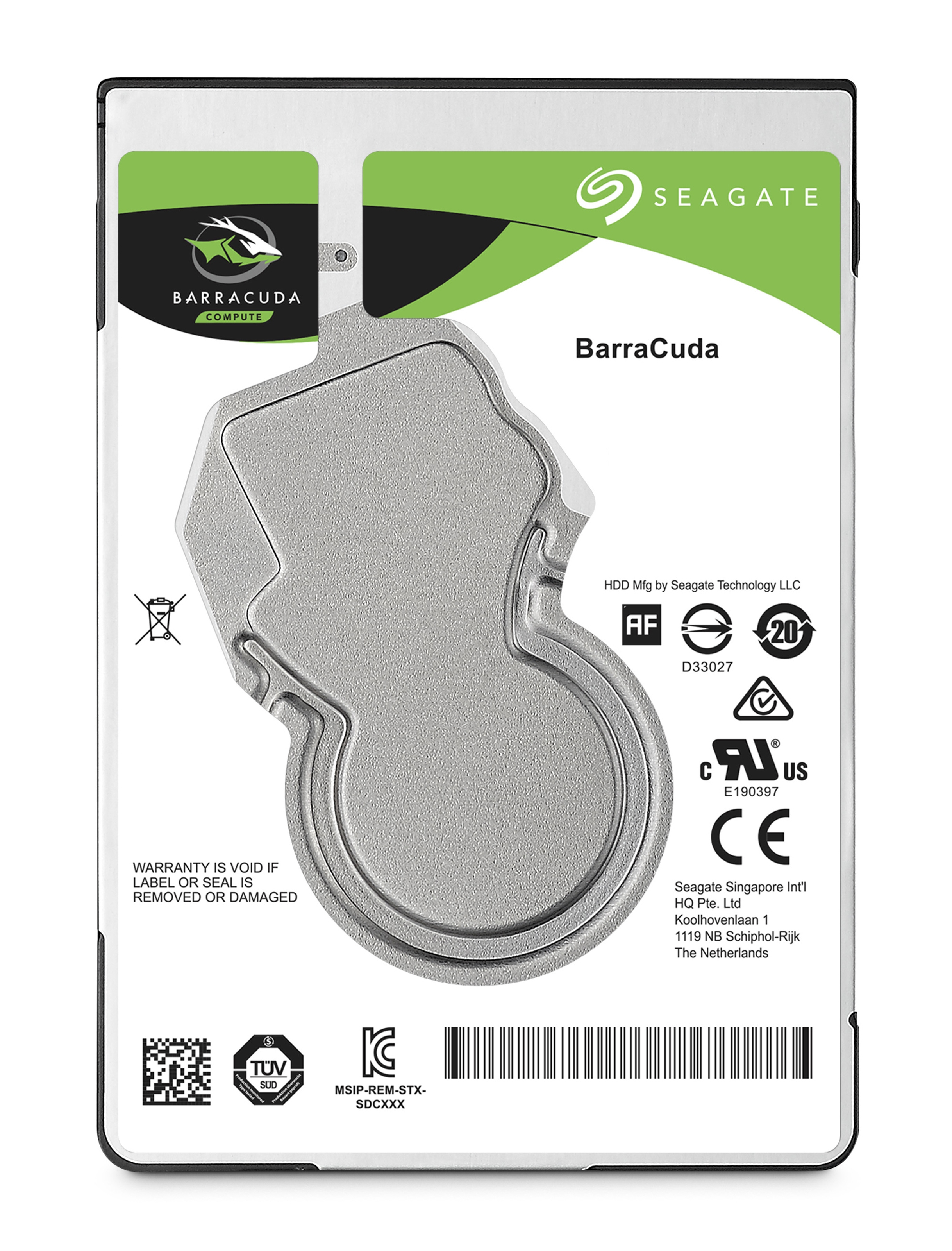 Seagate Guardian BarraCuda ST4000LM024 - Festplatte - 4 TB - intern - 2.5" (6.4 cm)