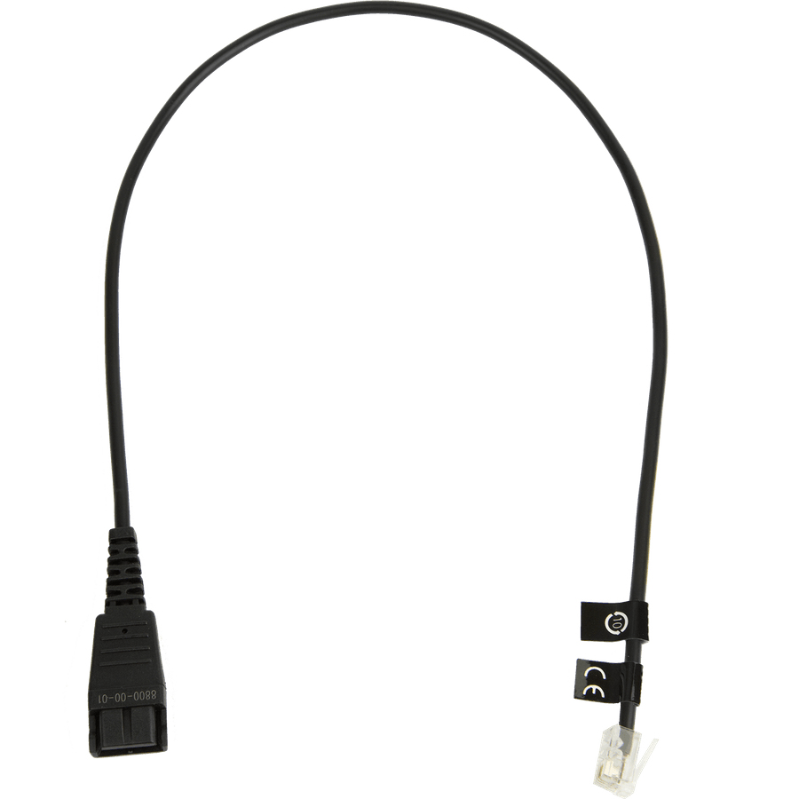 Jabra Headset-Kabel - RJ-10 männlich zu Quick Disconnect männlich