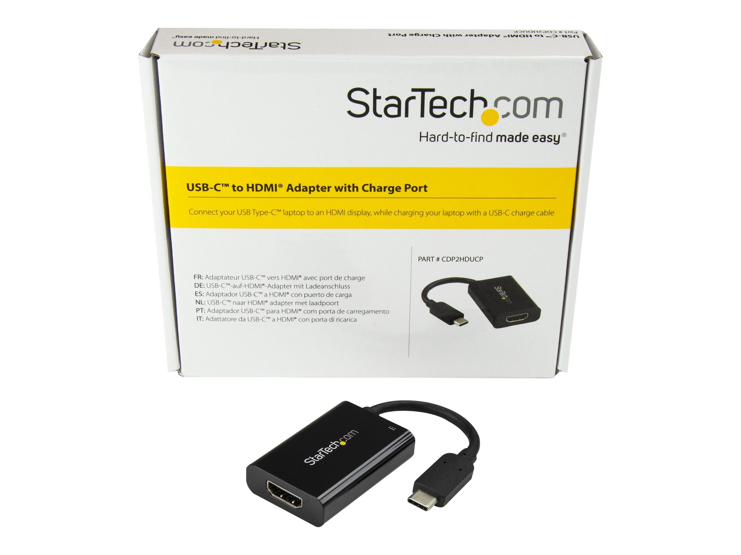 StarTech.com USB-C auf HDMI Adapter mit USB Stromversorgung