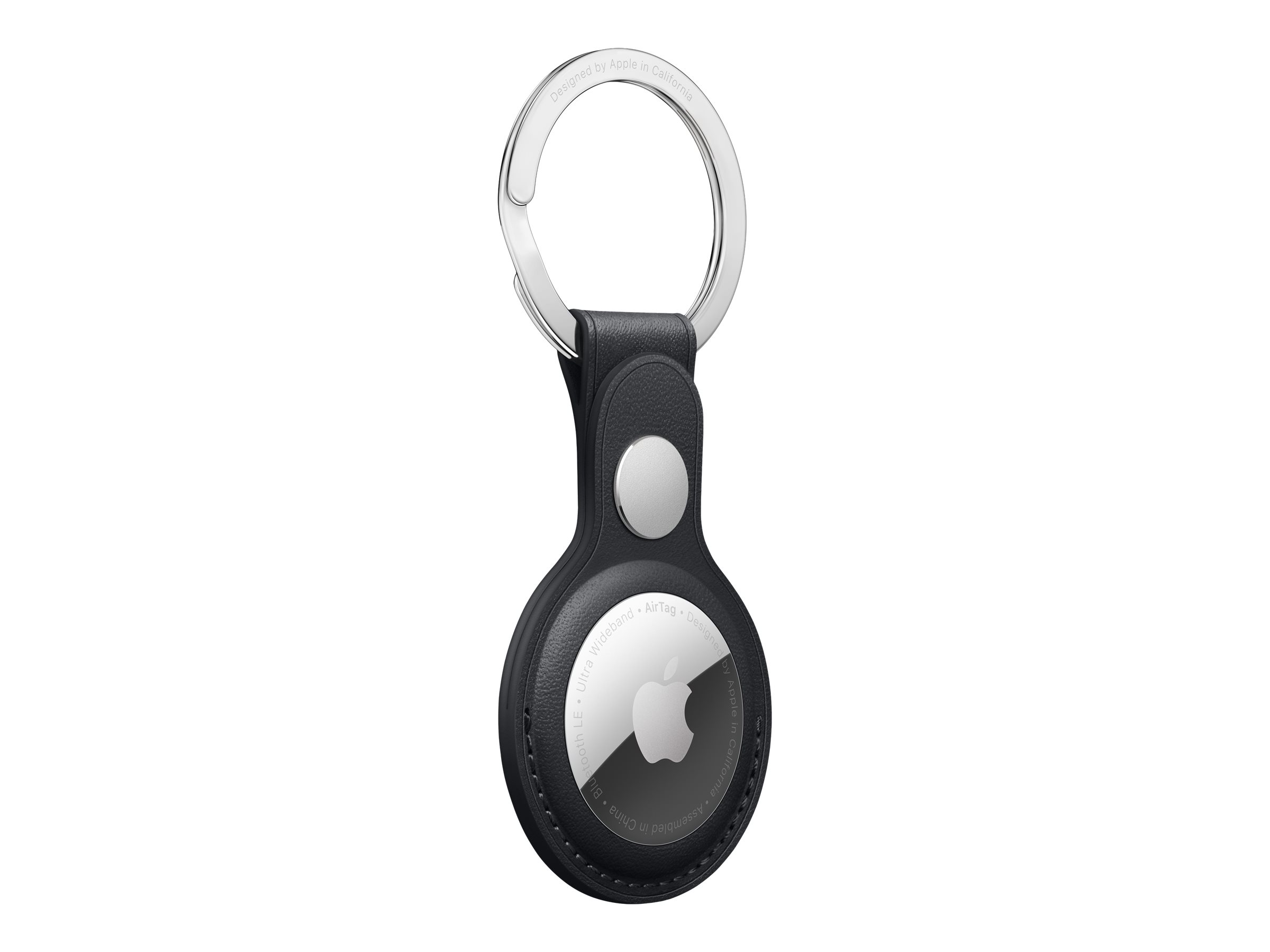 Apple Tasche für Airtag - rostfreier Stahl, Leder