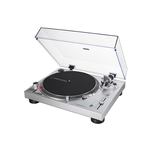 Audio-Technica AT-LP120X - Plattenspieler mit Direktantrieb - Manuell - Silber - Aluminium - 33 1/3,45,78 RPM - 33,45,78 RPM