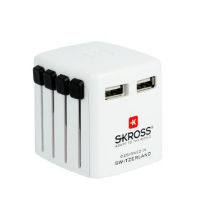 SKROSS Reisestecker World USB Charger 2.4A Weiß