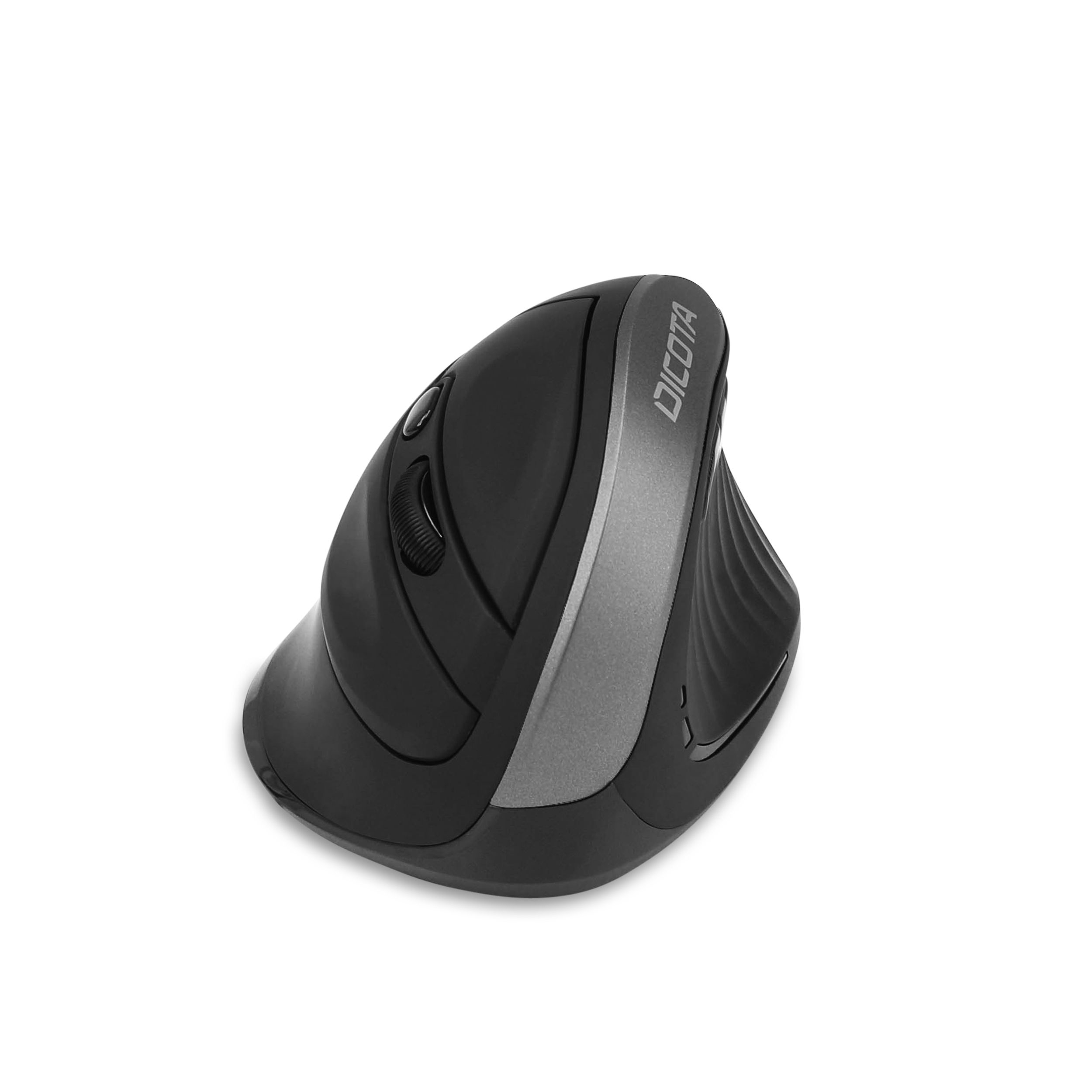 Dicota Relax - Maus - ergonomisch - Für Rechtshänder - 5 Tasten - kabellos - kabelloser Empfänger (USB)